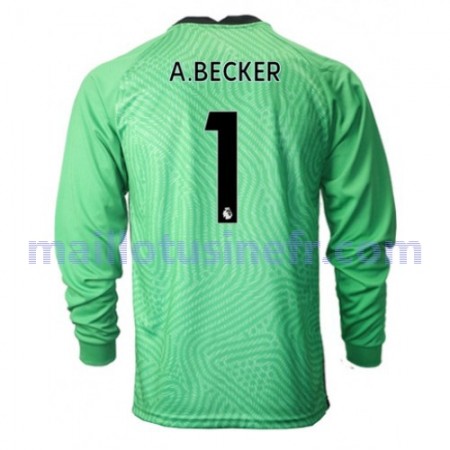Maillot de Foot Liverpool Alisson Becker 1 Gardien Troisième 2020-21 Manches Longues